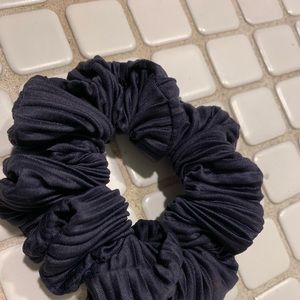 Dark Blue Scrunchie
